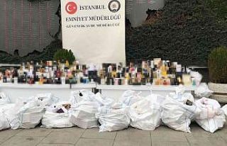 İstanbul’da 14 bin şişe sahte parfüm ele geçirildi