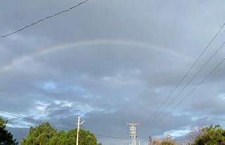 İstanbul’da gökkuşağı sürprizi