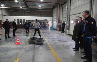 İtfaiye eri adayları ter döktü