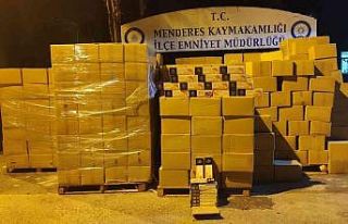 İzmir’de 4 milyon lira değerinde 10 ton kaçak...