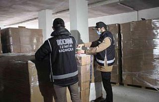 İzmir’de Cumhuriyet tarihinin en büyük kaçak...