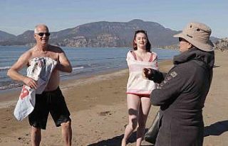 İztuzu’nda titreten kutlama