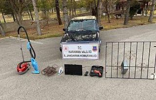 Jandarma devriye yaparken bağ evinden hırsızlık...