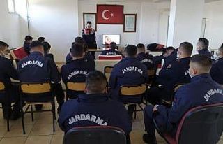 Jandarma personelini bilgilendirildi