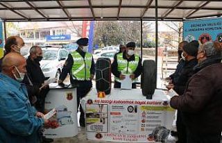 Jandarma trafik timleri, kış lastiği konusunda...