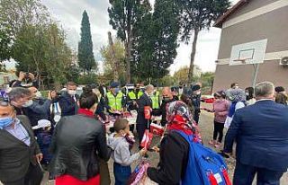 Jandarma’dan özel eğitim öğrencilerine trafik...