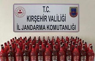 Jandarmadan sahte alkol operasyonu