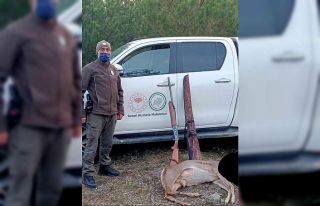 Kaçak avlanan 2 kişiye 10 bin 294 lira para cezası...
