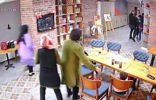 Kafe çalışanının, soluk borusuna yemek kaçan...