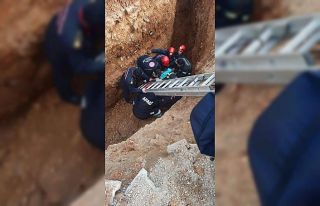 Kahramanmaraş’ta kanalizasyon kazısında göçük:...