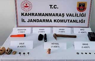 Kahramanmaraş’ta tarihi eser kaçakçılığı