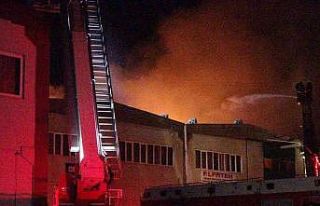 Kahramanmaraş’ta tekstil fabrikasında yangın