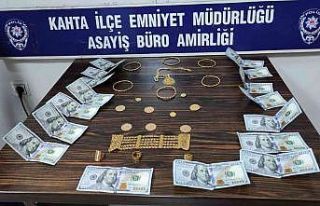Kahta’da altın hırsızı yakalandı