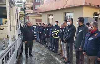 Kansere yenilen itfaiye eri için sirenler son kez...