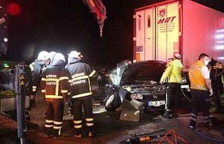 Kapıkule güzergahında feci kaza: 2 ölü