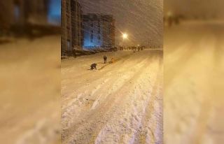 Karabük ve ilçelerinde eğitime kar engeli