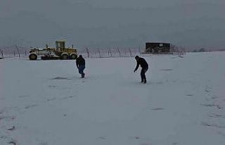 Karabük’te kar yağışı yüzünü yeniden gösterdi