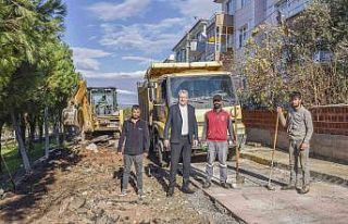 Karacabey’de altyapı çalışmaları sürüyor