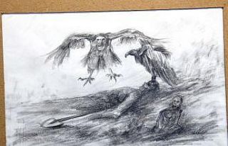 Karakalem portre resim sergisi