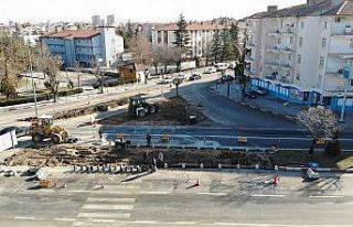 Karaman’da asfalt ve kaldırım çalışmaları