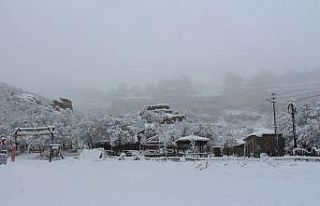 Karaman’ın 3 ilçesine mevsimin ilk karı düştü