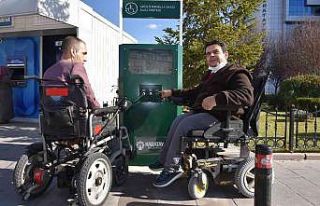 Karatay’da şarj istasyonları engellilerin hayatını...