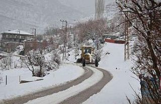 Kardan kapanan yollar bir bir açılıyor
