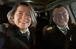 Karı koca pilot 35 bin fitte karşılaştı