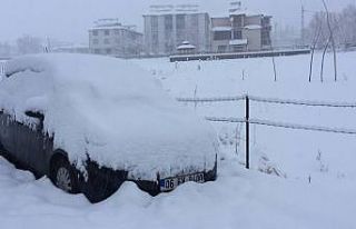 Karlıova’da kar kalınlığı 50 santime ulaştı,...