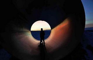 Kars’ta kartpostallık gün batımı