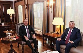 Kassanov, Bakan Çavuşoğlu ile görüştü