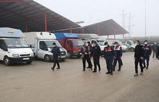 Kastamonu Hayvan Pazarı’nın güvenliği, jandarma...