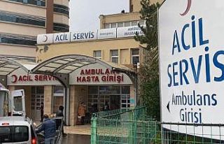 Kavgada kaldırım taşıyla saldırdı