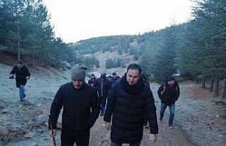 Kaymakam Bolat ve kurum amirleri doğa yürüyüşü...