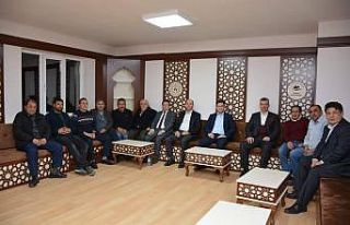 Kaymakam Düzgün ve Müftü Aytekin muhtarlarla bir...