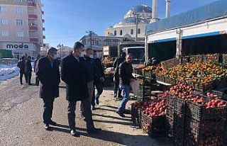 Kaymakam Savar’dan esnaf ziyareti