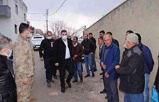 Kaymakam Sinanoğlu köylerde incelemelerde bulundu
