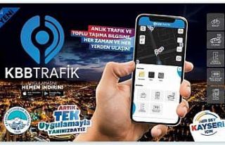 Kayseri Büyükşehir ulaşımı cebe sığdırdı