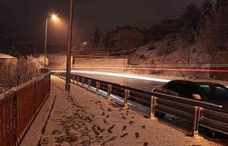 Kayseri’de kar yağışı etkili oldu