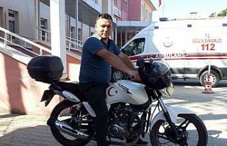 Kazada hayatını kaybeden hastane çalışanı için...