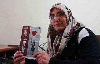 Kendi imkanıyla okuma yazma öğrenen engelli kadın...