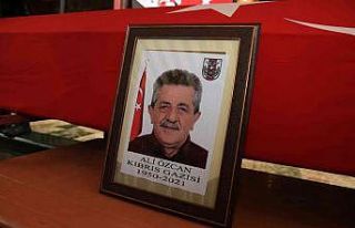 Kıbrıs gazisi son yolculuğuna uğurlandı