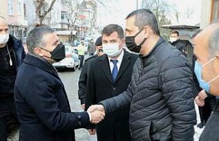 Kıbrıs gazisinin ailesine taziye ziyareti