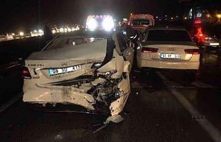 Kırıkkale’de kayganlaşan yolda zincirleme kaza:...