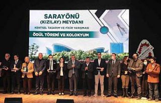 Kızılay Kentsel Tasarım Yarışmasında ödüller...