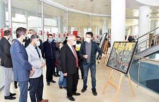 KMÜ’de ’Göç’ temalı sergi sanatseverlerle...