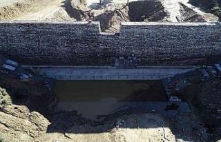 Koçarlı Mersinbelen Göleti’nde çalışmalar...