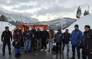 Konya’da yaylada mahsur kalan 3 kişiyi AFAD kurtardı