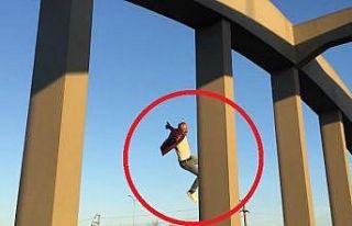 Köprüden nehre atlayan şahıs ölümden döndü:...