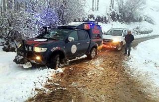 Köyde doğum sancısı tutan kadın, 6 saat süren...